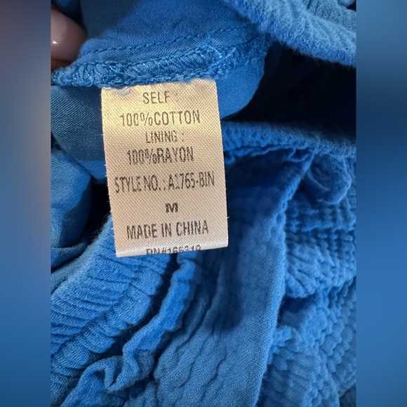 Day + Moon Blossom Cascade Mini Skort In Blue Medium (a3 - Picture 12 of 12